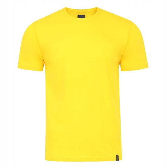 Koszulka męska t-shirt bawełniana żółta Aleksander