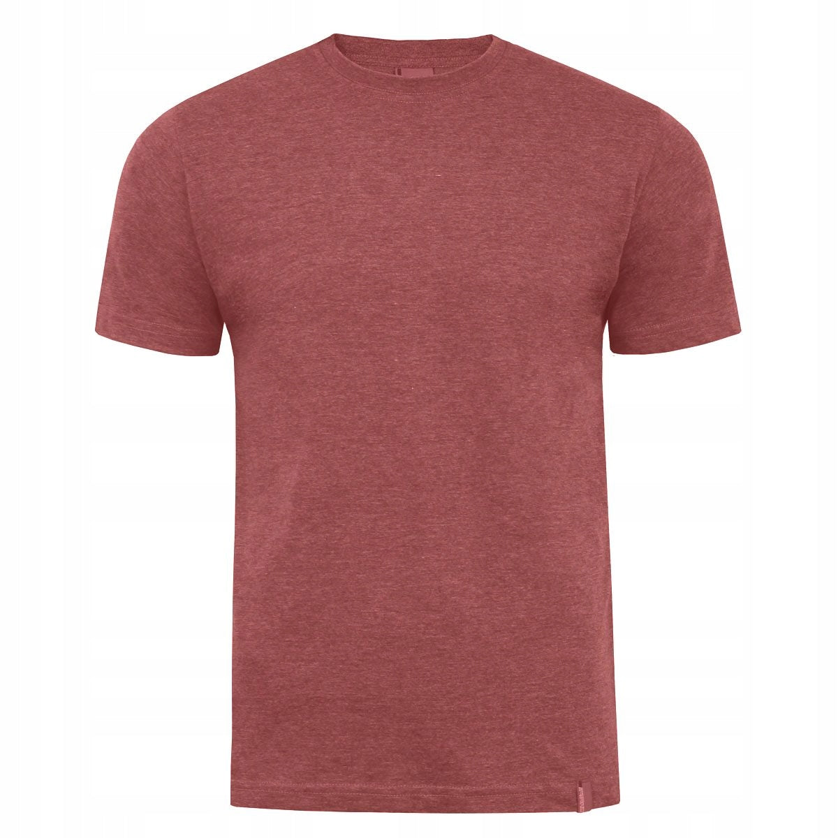 Koszulka męska t-shirt bawełniana bordowy melanż Aleksander