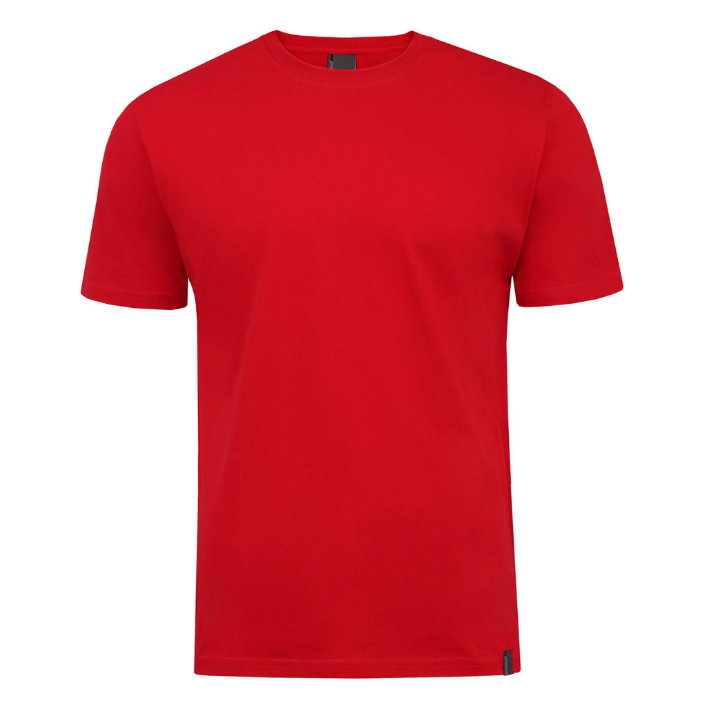 Koszulka męska t-shirt bawełniana czerwona Aleksander