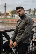 Golf męski oliwkowy Arek