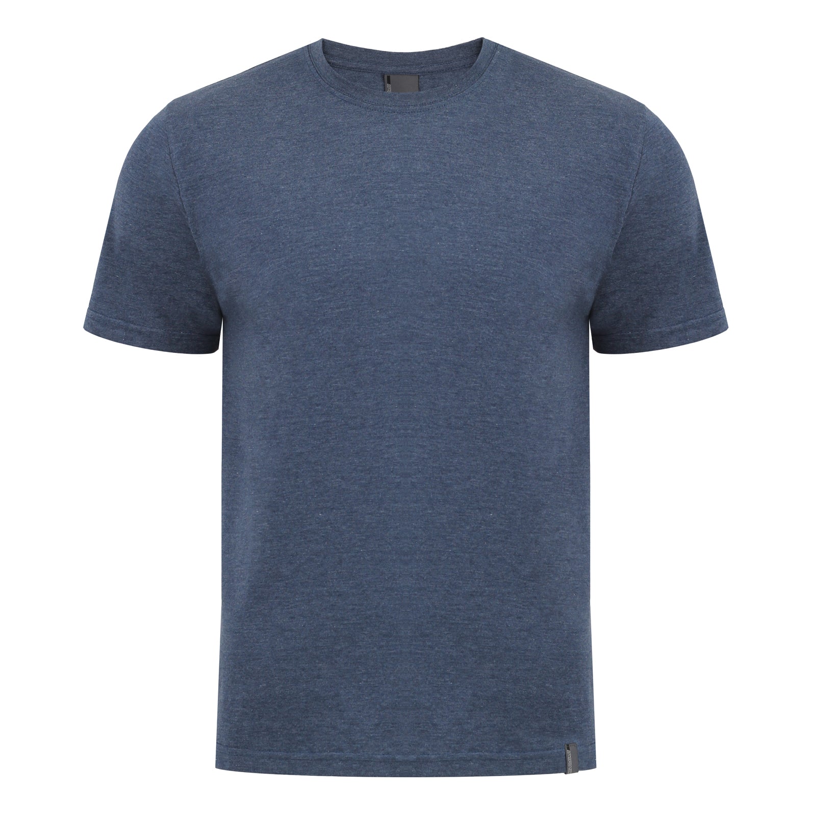 Koszulka męska t-shirt bawełniana granat melanż Aleksander