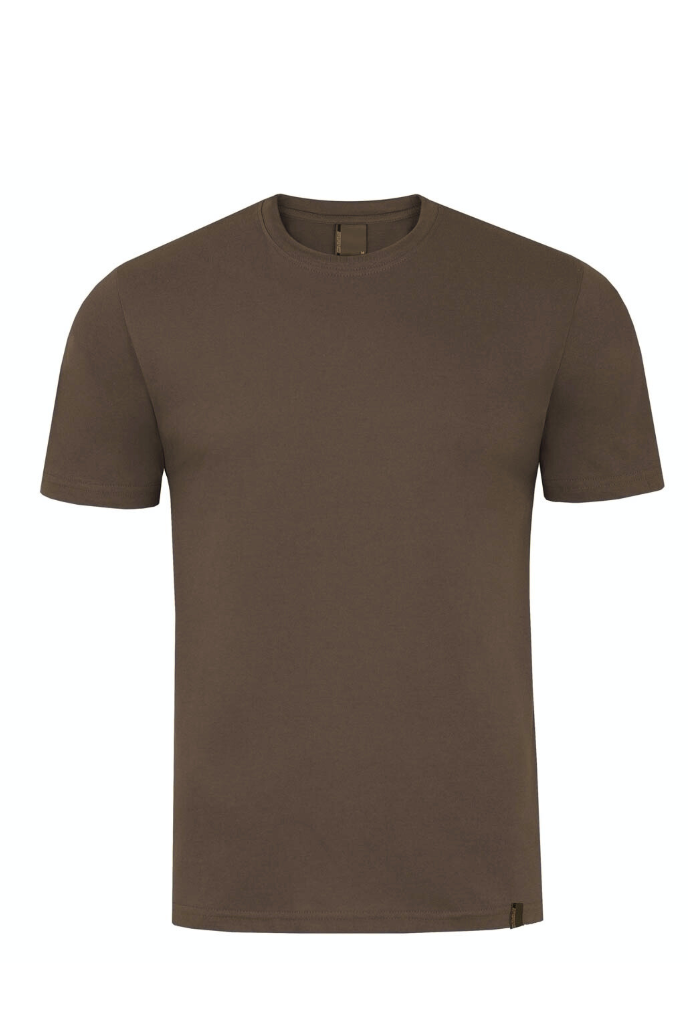 Koszulka męska t-shirt bawełniana brązowa Aleksander