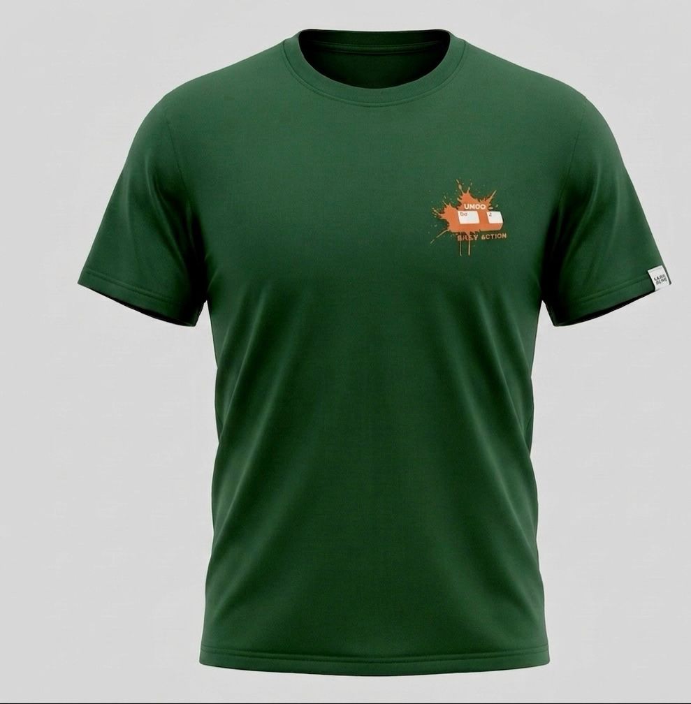 T-shirt męski butelkowa zieleń Argeus
