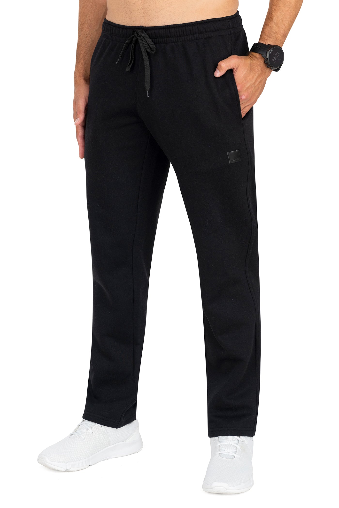 Spodnie dresowe bawełniane czarny Daniel