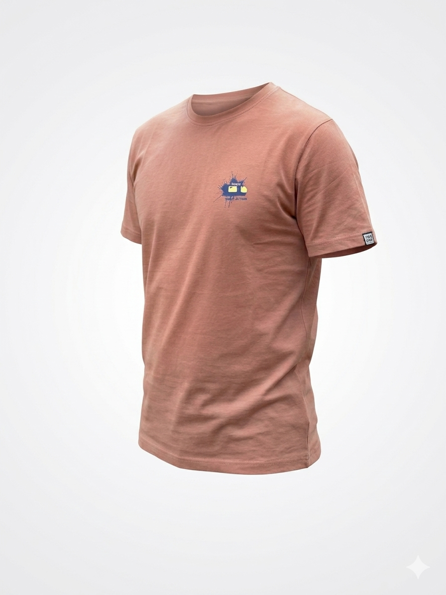 T-shirt męski łososiowy Argeus