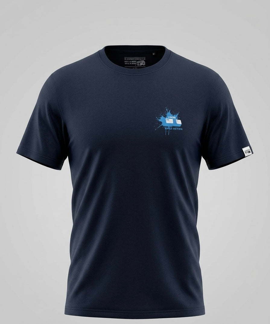 T-shirt męski granatowy Argeus