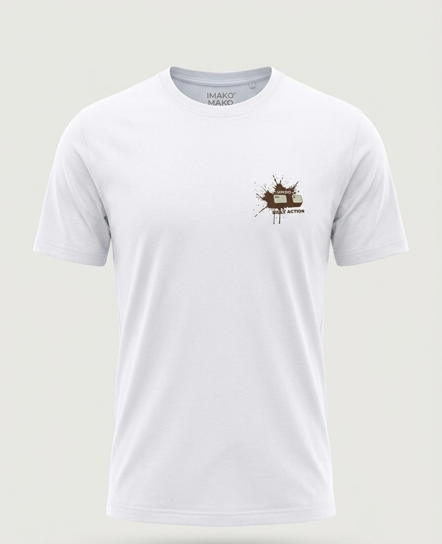 T-shirt męski biały Argeus