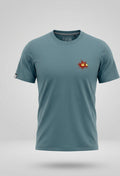 T-shirt męski  jeans-jasny niebieski Argeus