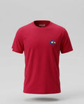 T-shirt męski malinowy Argeus
