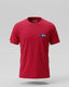 T-shirt męski malinowy Argeus