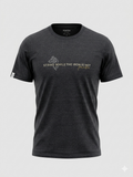 T-shirt męska jeans-melanż Morgan