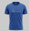 T-shirt męski niebieski Morgan