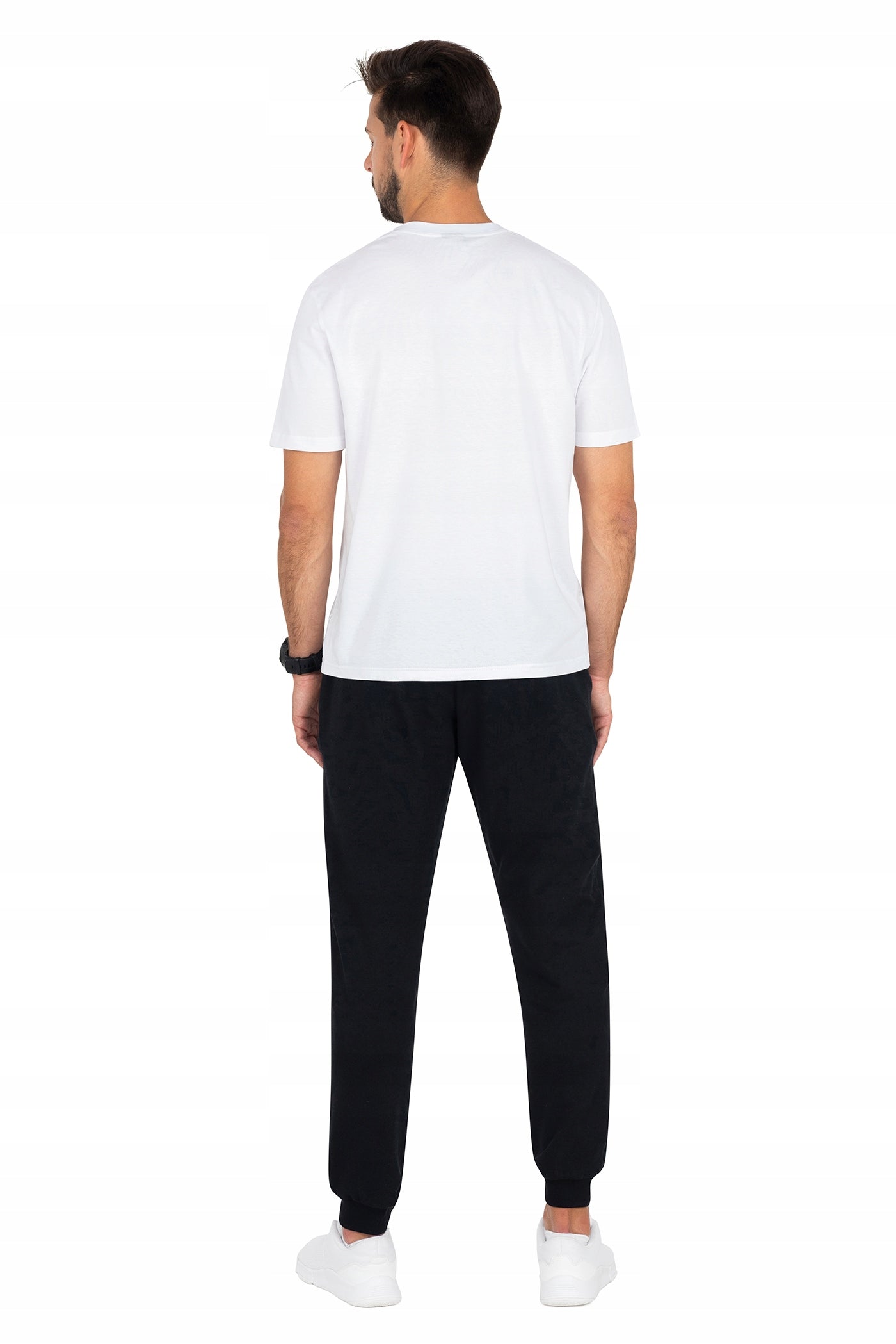 Spodnie męskie dresowe bawełniane wygodne POLSKI PRODUKT Żanklod Czarne XL